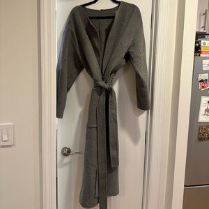 Gray Women's Trench Coat